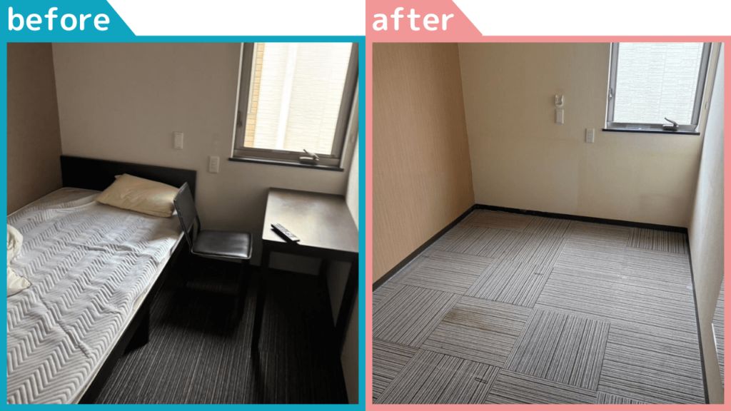 気仙沼残置物撤去ビフォアフ2